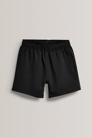 Pantalones cortos escolares de punto negros (3-16 años)