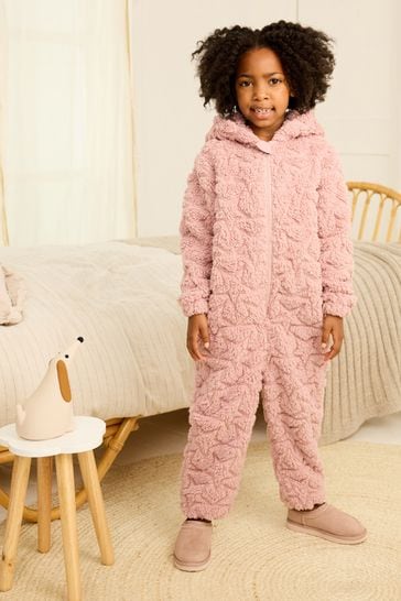 Pink Star Fleece All-In-One (1.5-16yrs)