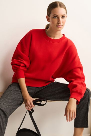 Heavy crew neck sweatshirts top