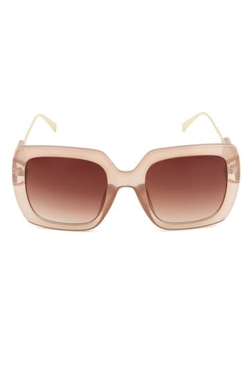 Buy Dune London Oversized Natural Graceland Sunglasses from Next