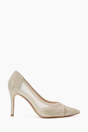 Quiz silver shoes debenhams hot sale