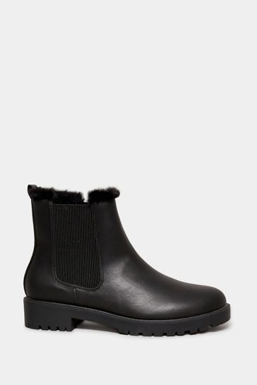 Fur lined wide fit sale boots