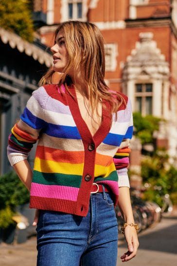 Boden pink cardigan online