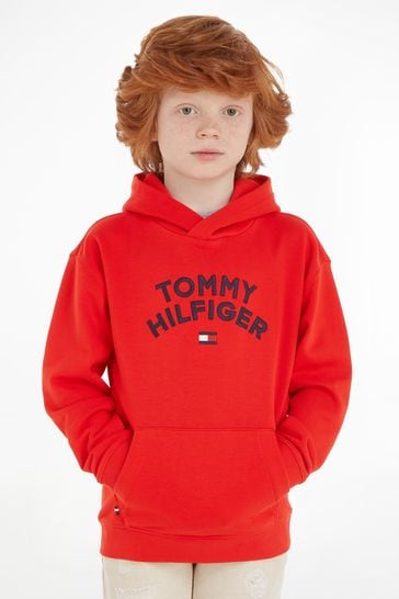 Buy Tommy Hilfiger Kids Red Flag Hoodie from Next USA