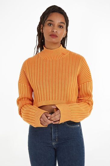 Calvin klein online sweater orange