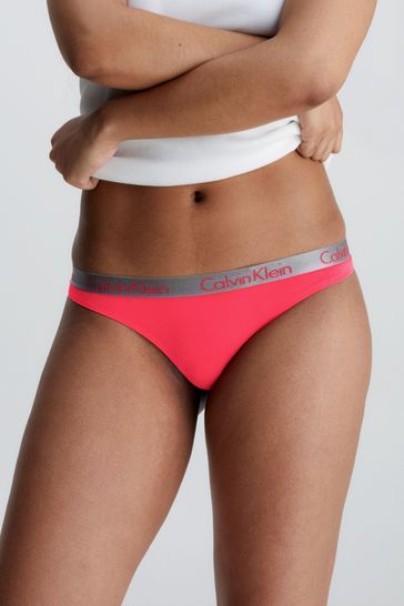 Calvin Klein Women's Thong Radiant Cotton Thong Panty XS, S, M, L