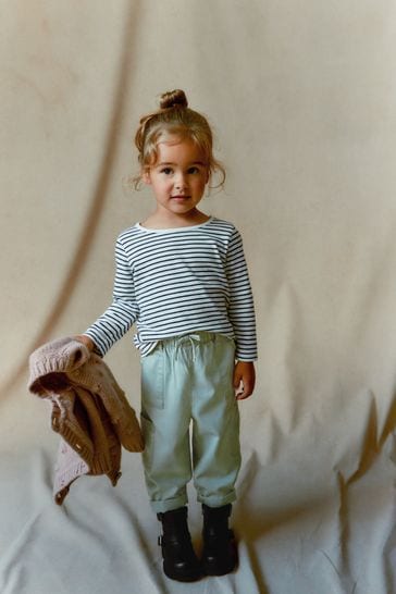 Sage Green Cargo Trousers (3mths-7yrs)