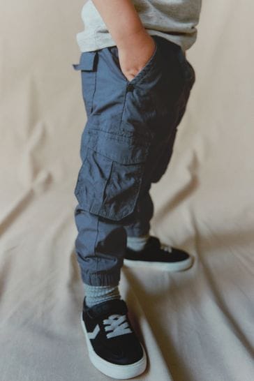 Blue Lined Cargo Trousers (3mths-7yrs)