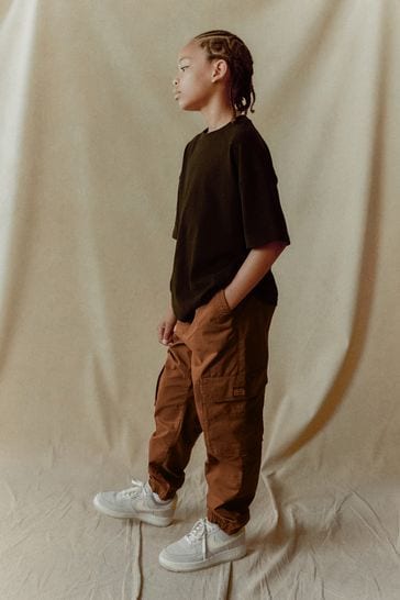 Brown Cargo Trousers (3-16yrs)