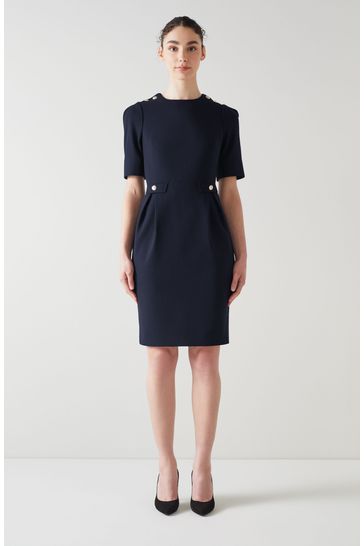 Crepe sales shift dress