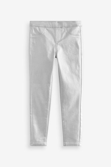 Silver Coated Jeggings (3-16yrs)