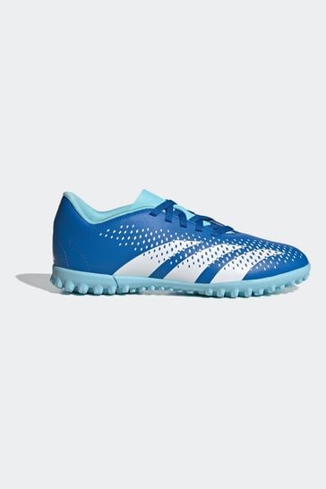 adidas Blue/White Sport Kids Predator Accuracy.4 Turf Football Boots