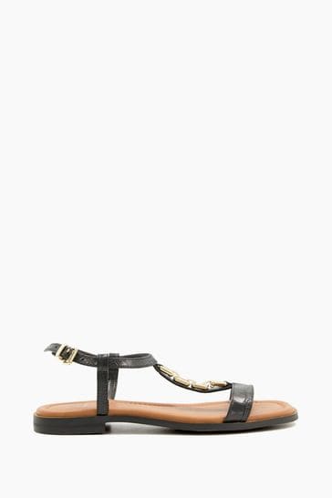 T sandals flat online