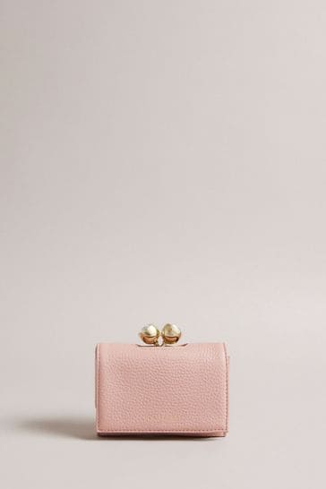 TED BAKER Bright Pink Satin Gem Strip Evening Bag BNWT £99....stunning |  eBay