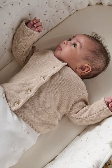 Mamas & Papas Textured Knit Cardigan