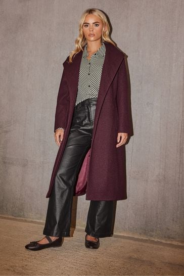 Petite red hotsell trench coat
