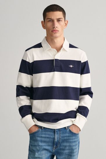 GANT Shield Barstripe Rugby Shirt