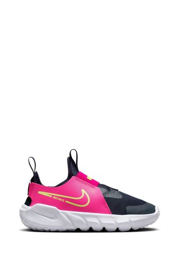 Nike Pink/Navy Flex Runner 2 Junior Trainers