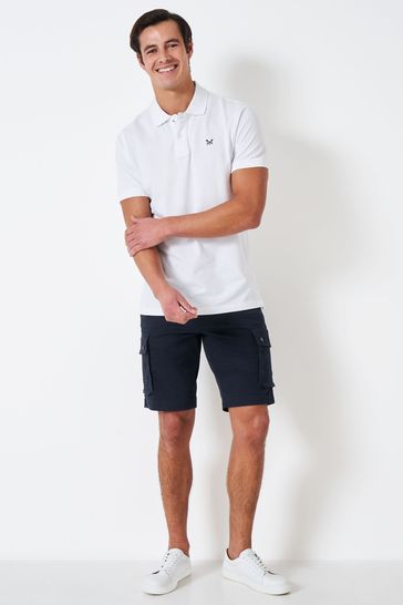 Crew Clothing Company Cotton Relaxed Fit Cargo Shorts
