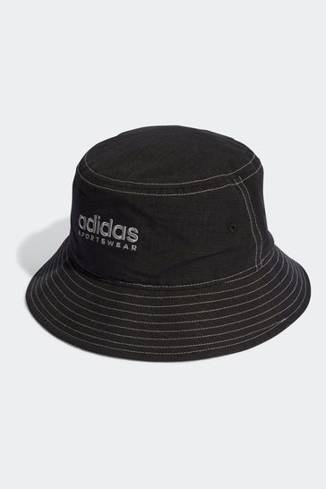 Buy adidas Black Performance Classic Cotton Bucket Hat from Next