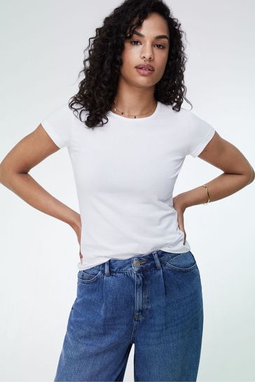 Baukjen White Essentials Organic Slim T-Shirt