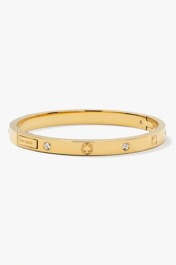 Kate Spade New York Infinite Spade Crystal Engraved Bangle