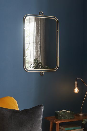 Gold Loop Decorative Mirror