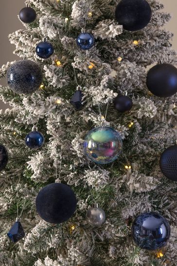 Buy 50 Pack Navy Blue Christmas Baubles from Next