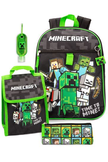 Conjunto de mochila con diseño de Minecraft de Vanilla underground