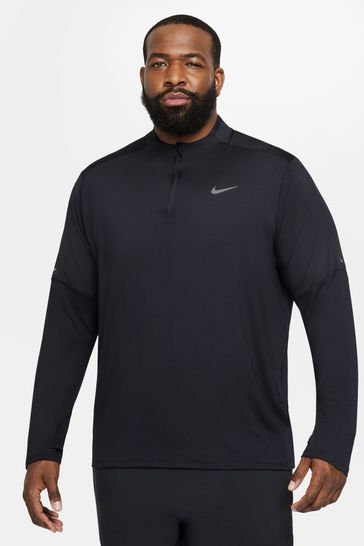 Nike Black Element Half Zip Running Top