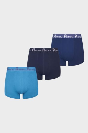 Penfield Blue Enfield Bear Boxers 3 Pack