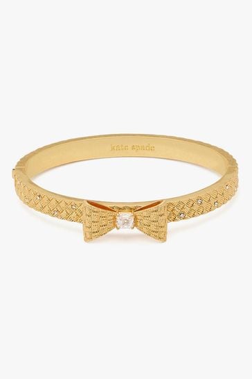 Kate spade gold hot sale bow bangle