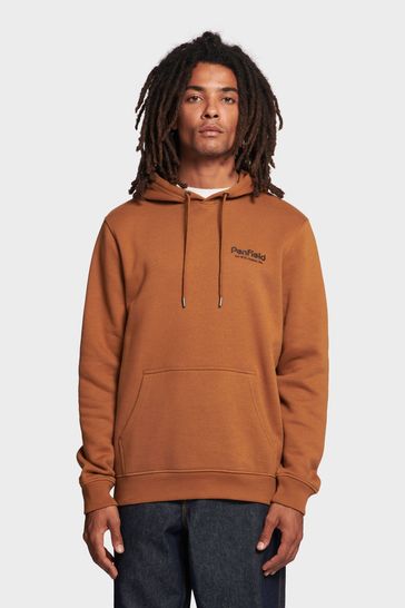 Buy Penfield Hudson Brown Script Hooded Sweatshirt from Next