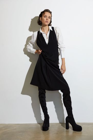 French Connection Harry Suiting Midi Dress
