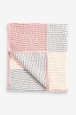 Pink Baby Patchwork Blanket