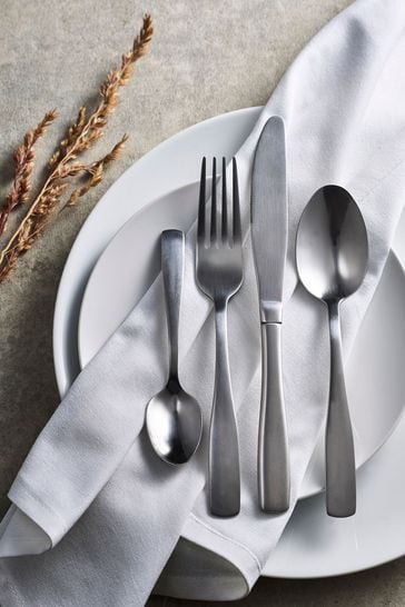 Silver Nova Studio Stainless Steel Cutlery 24pc Cutlery Set