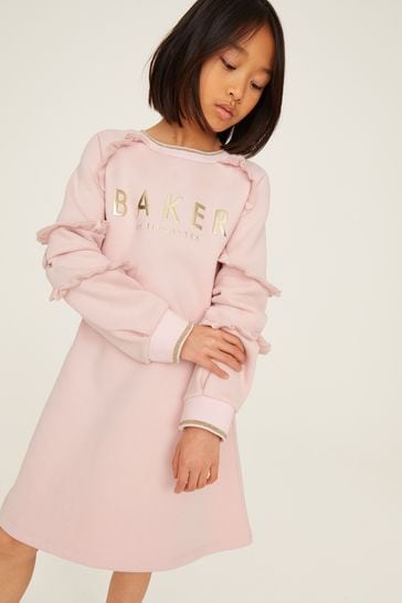 Baker by Ted Baker Frilled Sweat Dress