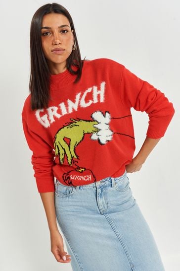 Women's grinch hotsell christmas jumper