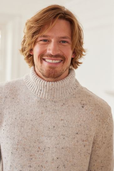 Mens roll best sale neck jumper next