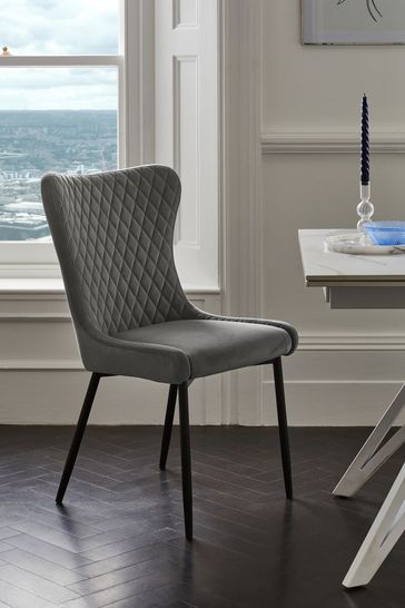 Upholstered dining chairs high sale back