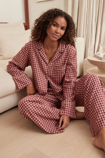 Red sales gingham pyjamas