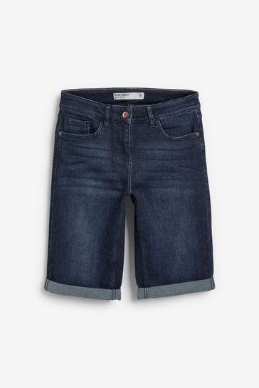 Navy blue clearance jean shorts