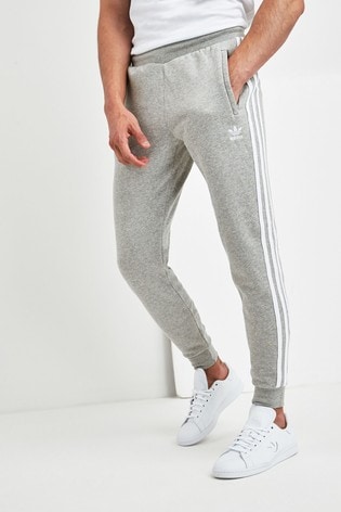 adidas grey stripe joggers
