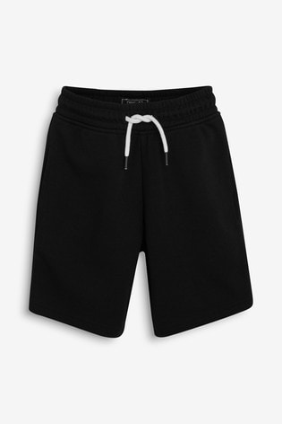 Black 1 Pack Jersey Shorts (3-16yrs)