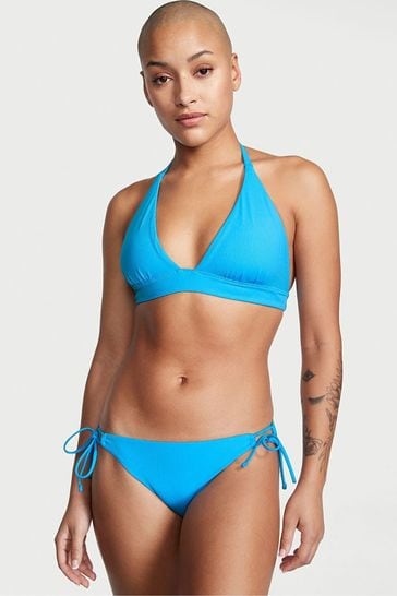 Buy Victoria s Secret Capri Blue Halter Swim Bikini Top from Next