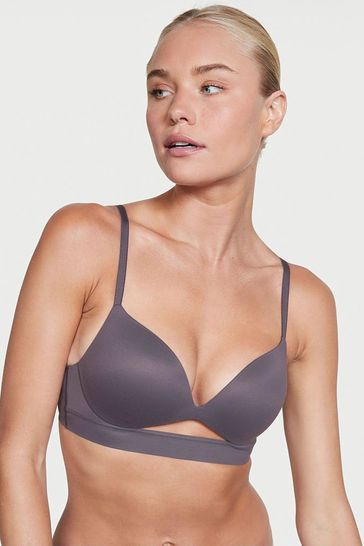 Buy Victoria's Secret Tornado Grey Smooth Non Wired Push Up Bra from Next  Latvia