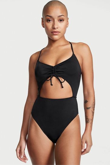 Black cut outlet out swimsuit