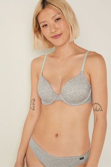 Buy Victoria's Secret PINK Heather Grey Smooth Lightly Lined Bra from Next  Slovakia