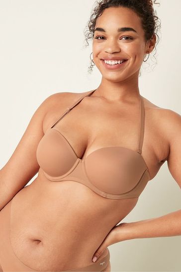 Buy Victoria's Secret PINK Mocha Latte Nude Smooth Multiway Strapless Push  Up Bra from Next Luxembourg