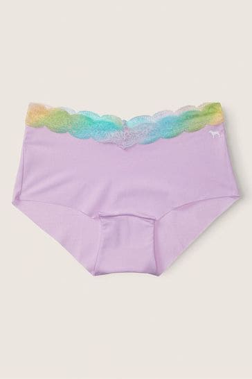 Buy Victoria's Secret PINK Misty Lilac With Gradient Lace No-Show Boyshort  Knickers from Next Luxembourg